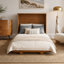 Lit escamotable Winthrop en bois avec matelas de 10 cm-751162938-751162939