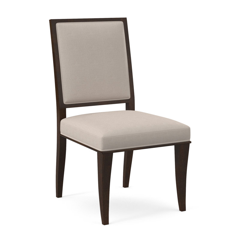 Chaise d'appoint en tissu Princeton, Noyer américain, Uniforme Margaret