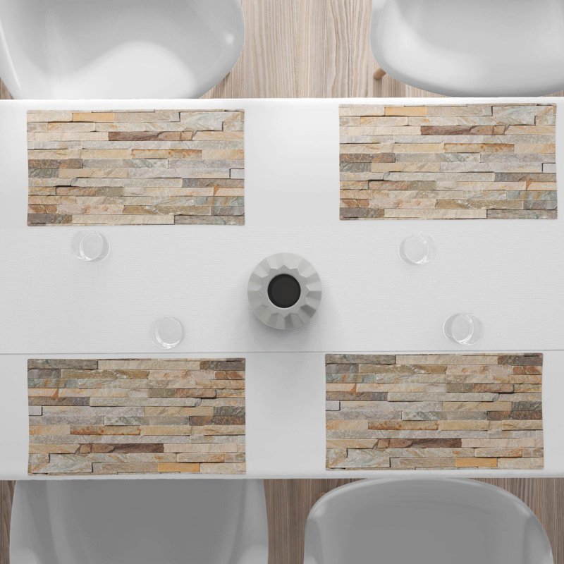 Polyester Abstract Rectangle Placemat
