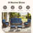 9 - Person Outdoor Wicker Furniture Conversation Patio Set With Plush 6" Cushions, All-Weather Comfort-1832225046-1832225032