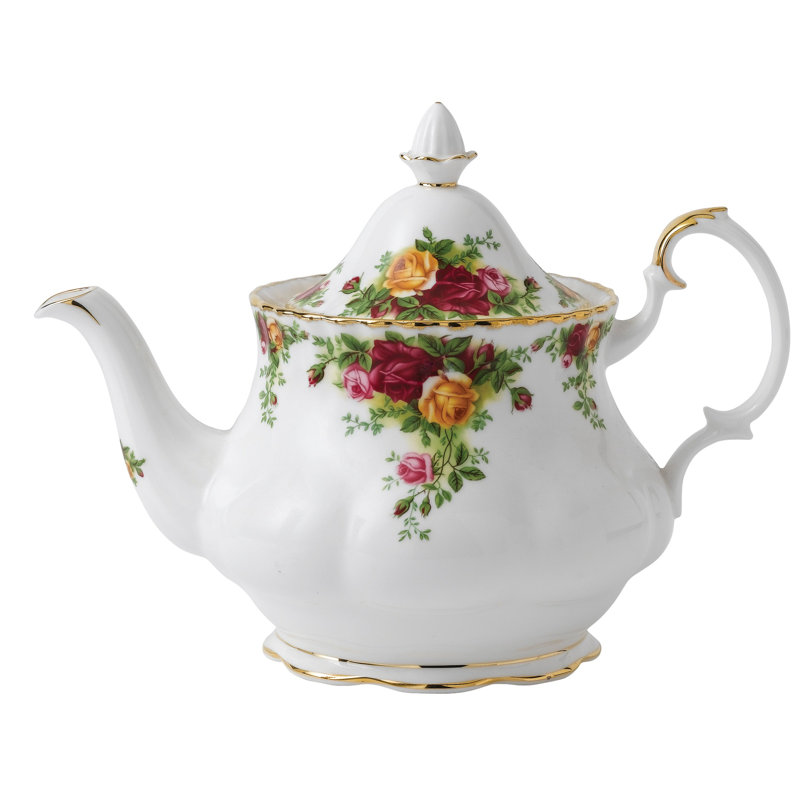 Royal Albert Old Country Roses 1.31-qt. Teapot