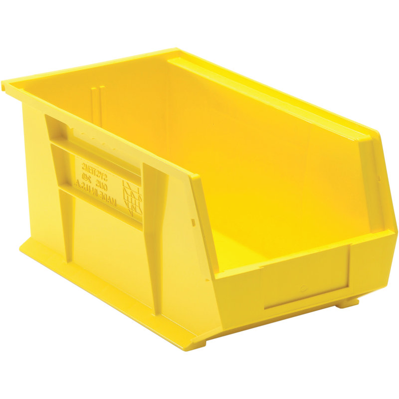 Quantum Storage Systems Storage Bin, Yellow