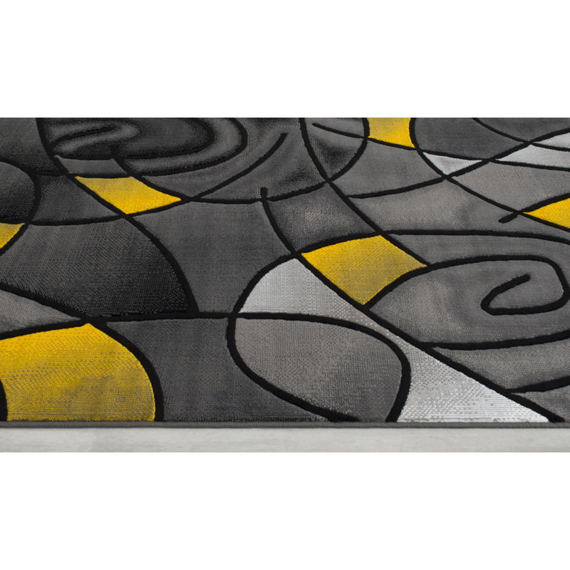 Nappanee Abstract Indoor Rug, Runner 2' x 8'