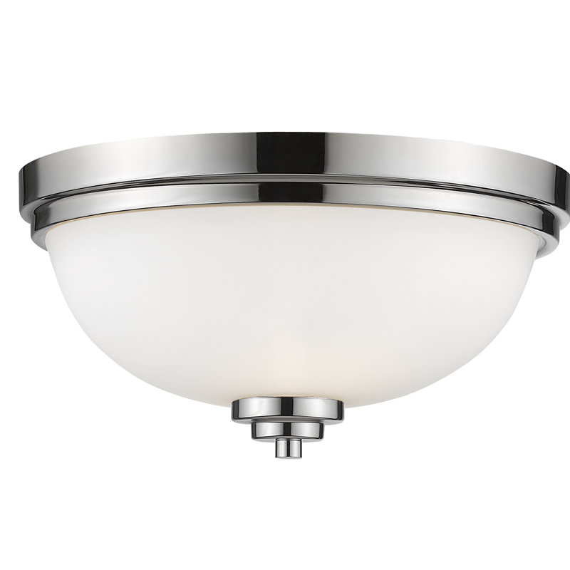 Plafonnier encastré 3 lumières 15 po Cardiff, Chrome