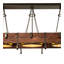 Steamboat 60" Rectangle Chandelier Pot Rack