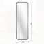 Miroir de porte rectangulaire-1633638552