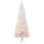 Arbre de Noël artificiel, arbre mince avec branches et base en acier