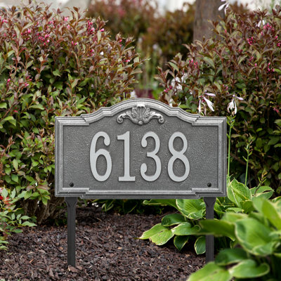 Gatewood Personalized Standard 1-Line Lawn Address Sign