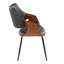 Chaise haute Arshad avec pieds fuselés en métal - ensemble de 2-111521989-111521988