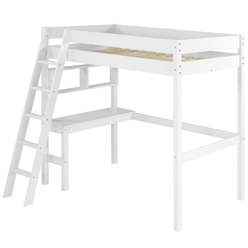 Harriet Bee Calio Kids Twin Loft Bed & Reviews | Wayfair