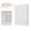Armoire H 93,9 po avec plateau supérieur