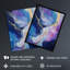 Wall Art Print Fluid Stone Crystal Abstract Artwork Painting Poster