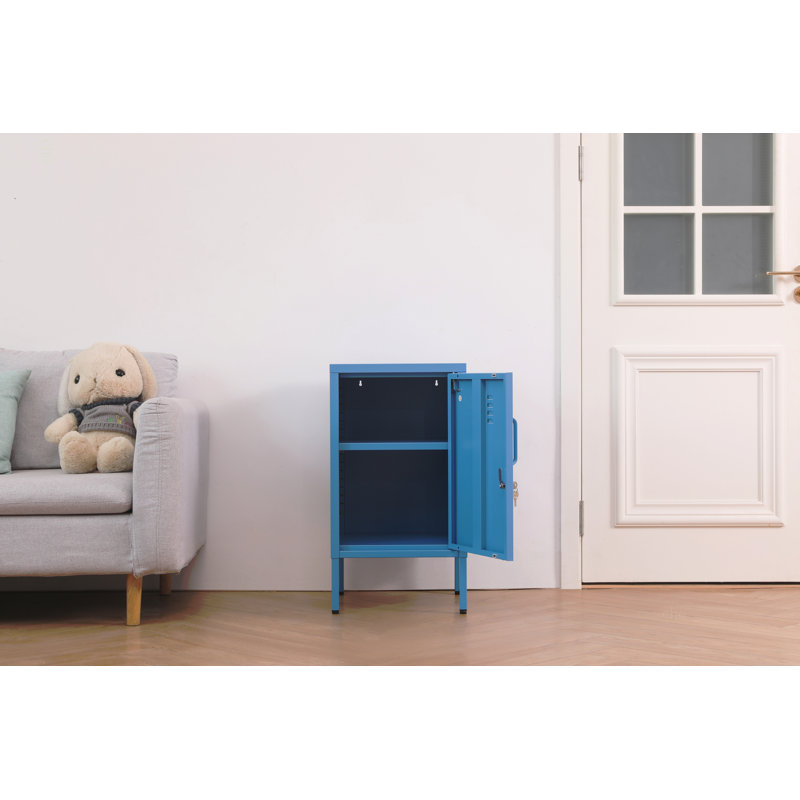 Une armoire de rangement en métal multifonctionnelle, Blue