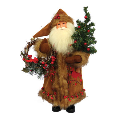 Figurine cardinal et baies