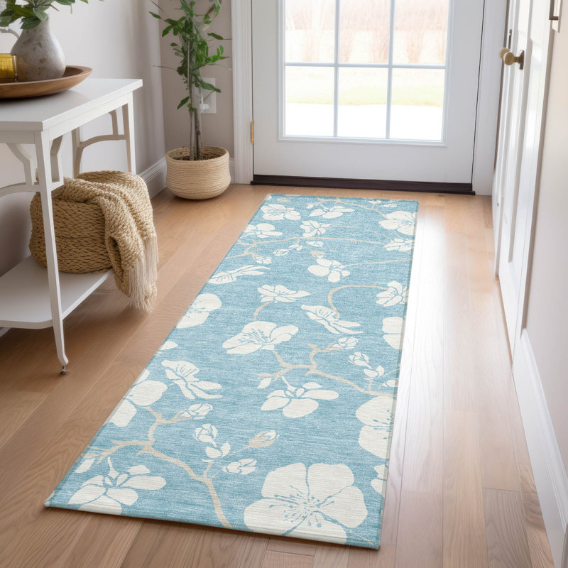  Machine Washable Indoor/Outdoor Chayden ACN1032 Rug, Runner 2'3" x 7'6"