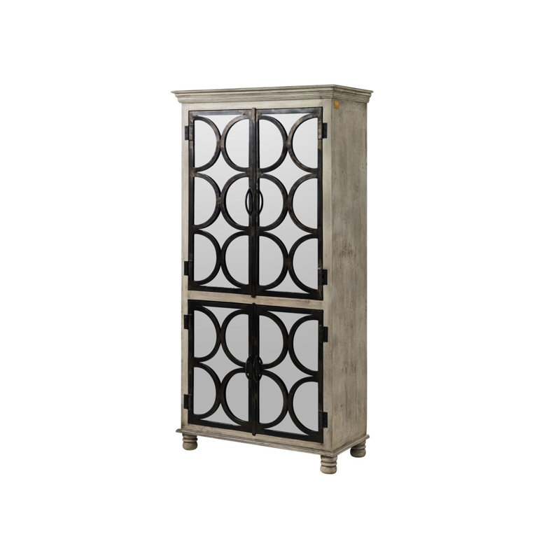 4 Door Solid Wood Wardrobe