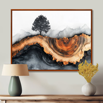 Goronwy Autumn Cherry Blossom Tree In The Woods II - Art mural fleur de cerisier