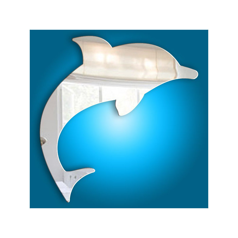 Flat Wall Mirror, 60 cm H x 40 cm W x 0.3 cm D