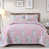 Motif floral rose est en rupture de stock