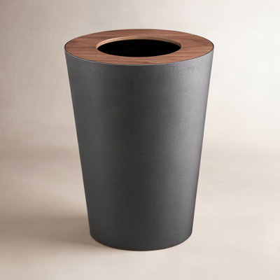 Yamazaki Home Rin 1.85gal Round Trash Can