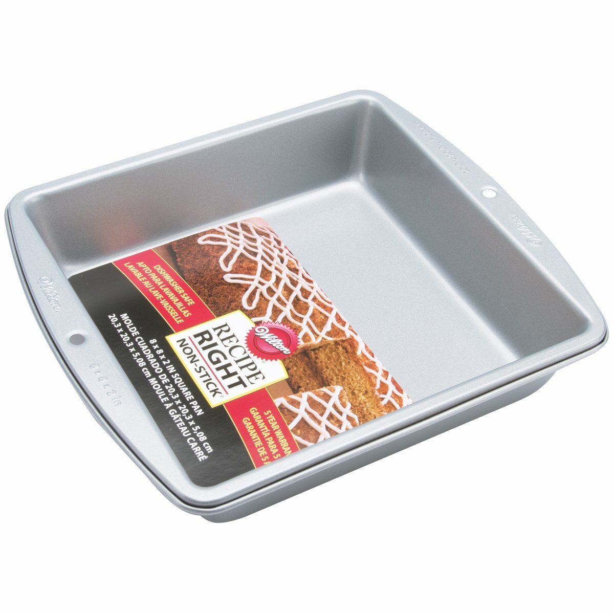 Wilton Recipe Right Non-Stick 9-Inch Square Brownie Baking Pan