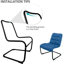 Fauteuil d'appoint rembourré Chumy-444017753