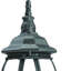 Applique murale globe en verre ornemental-1305196317