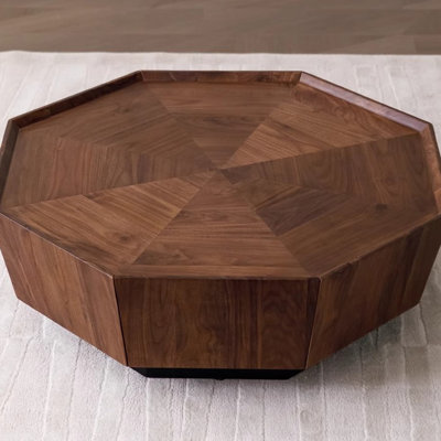 Simple black walnut coffee table