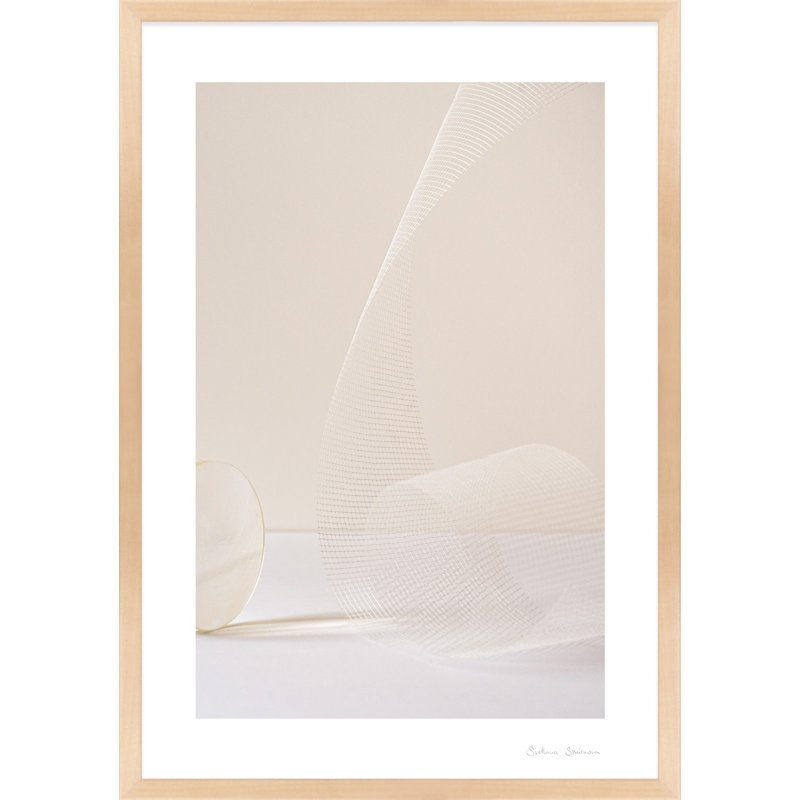 Balance 1 Print by Svetlana Smirnova, Maple Framed, 25" H x 17.5" W x 1.25" D