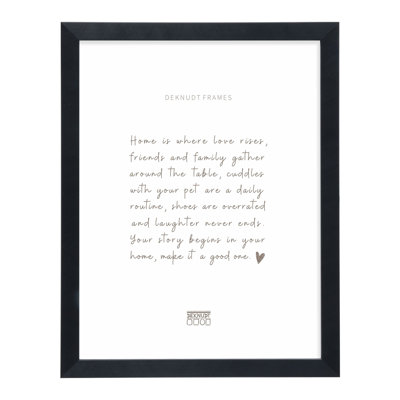 Black Single Picture Frame