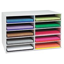 Scrapbook Paper Storage, 12x12 Paper Storage Organizer, Cardstock  Organizer, Craft Organizer, Poly Acid Free Craft Keepers, 4 Colors, Snap  Closure (5