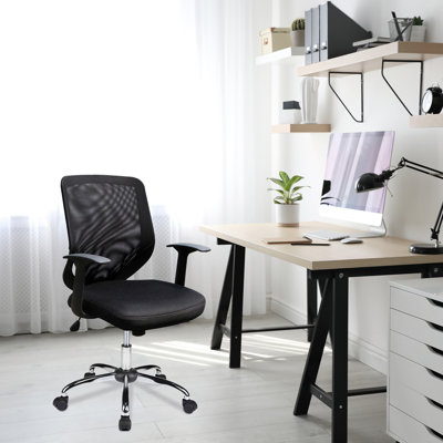 Brayden Studio Mesh and Fabric Office Chair