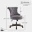 Chaise de bureau pivotante Asyra-374011754