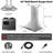 30 inch 900 CFM Convertible Wall Mount Range Hood 4 Speed Quiet Stainless Steel Remote and Touch Panel Control with LED Lights-120430899