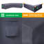 Housse de protection pour canapé de patio en forme de V d'extérieur imperméable de qualité supérieure: tissu dernier cri Rip-Stop, garantie de 3 ans - l (85 po + 85 po) x P 33,5 po x H 31 po