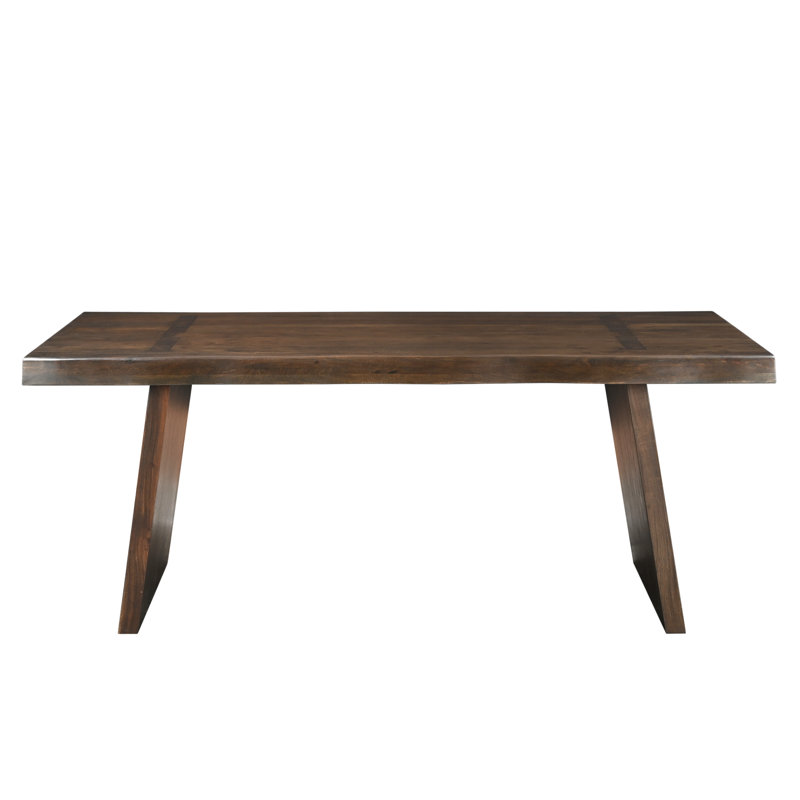 Chaliyah Acacia Solid Wood Dining Table, 38" W x 75" L