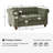 Abdulhameed 61“ Chenille Chesterfield Loveseat, Modern Farmhouse Upholstery  Couch Sofa With Rolled Arm And Nailhead Trim