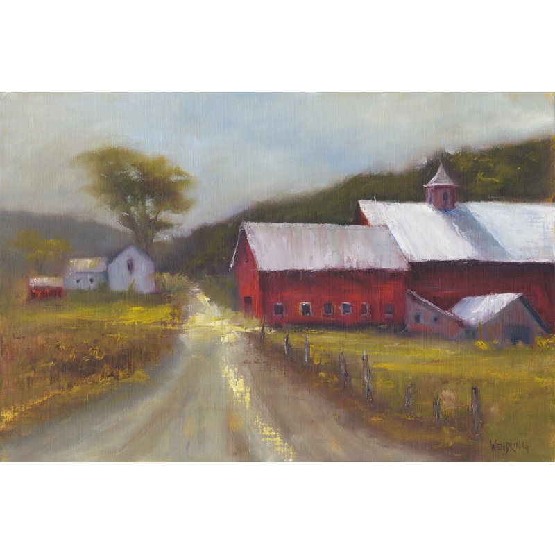 'North Country II' by Marilyn Wendling - Painting Print, 20cm H x 30cm W, Wrapped Canvas