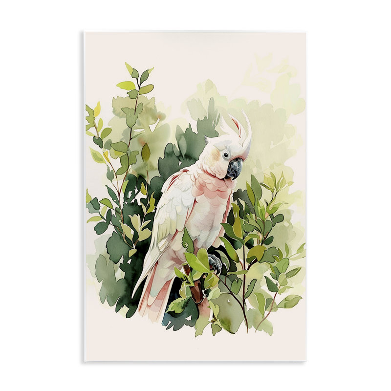 Art mural plaque de perroquet tropical par LSR Design Studio, H 15 po x l 10 po