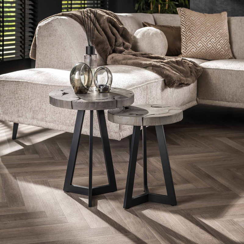 Mindaugas 2 Piece Nest of Tables