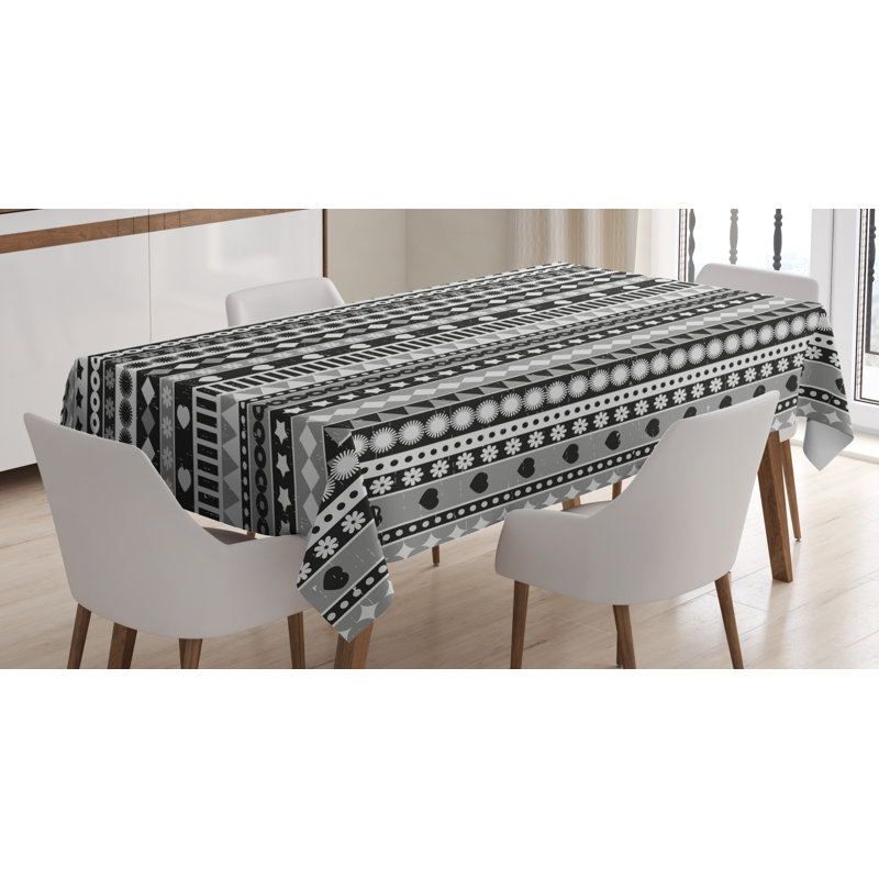 Geometric Tablecloth, 70" x 52"