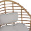 Chaise longue pivotante en osier pour l'extérieur Ellis