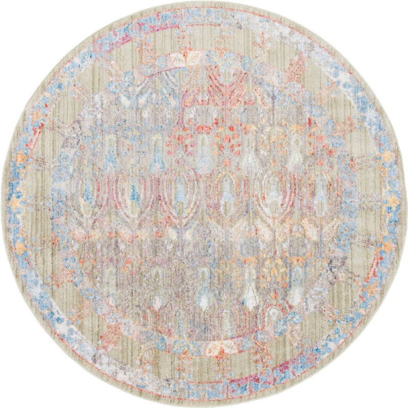 Kingston Oriental Indoor Rug, Round 3'3"