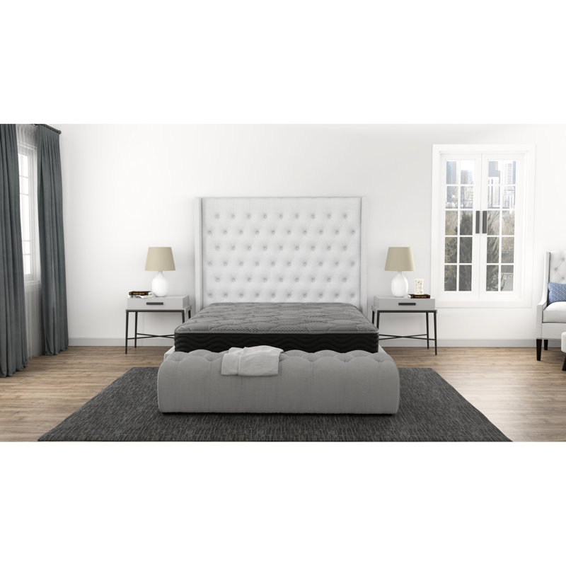 Matelas à ressorts ensachés 8 po Cs, Grand lit