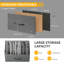 Commode 10 tiroirs en tissu large, grande unité de rangement avec tissu pour chambre à coucher, placard, couloir-1378473332