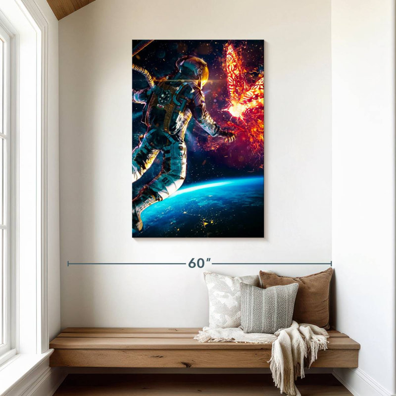 Kelan Astronaut Walk Fantasy, 45" H x 30" W