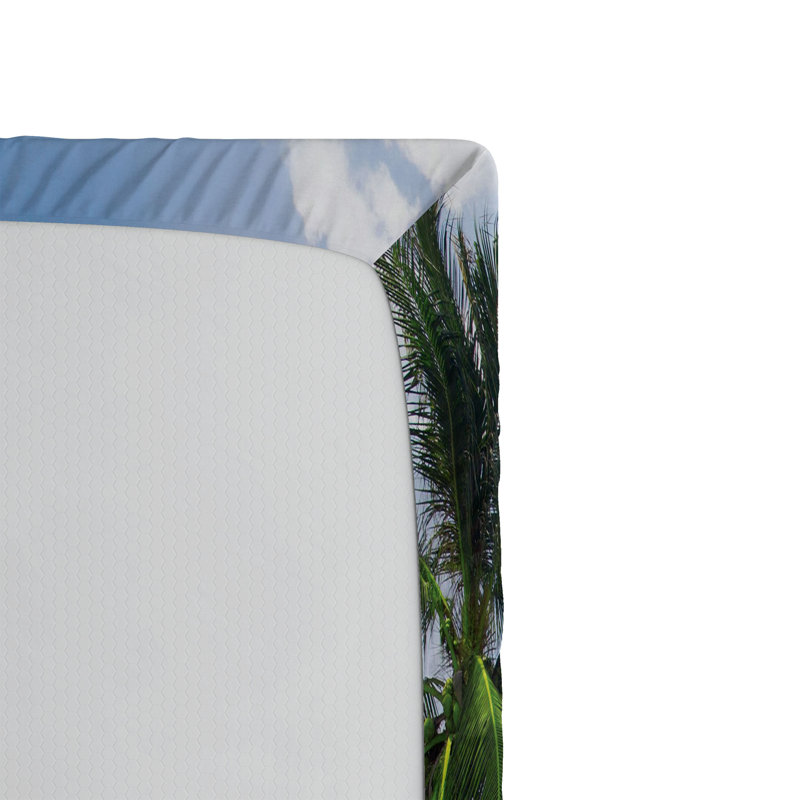 Ensemble de 2 draps-housses Ambesonne Exotic, Drap-housse de taille simple