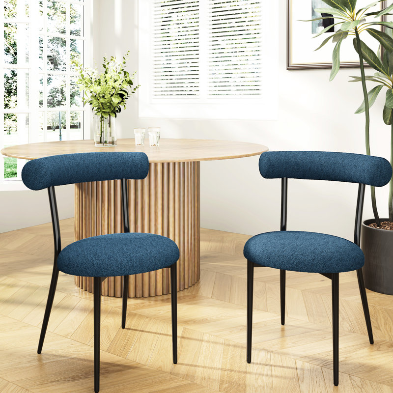Ensemble de 2 chaises de salle à manger élégantes avec rembourrage confortable et structure durable pour les intérieurs modernes