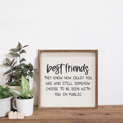 Best Friends Crazy White