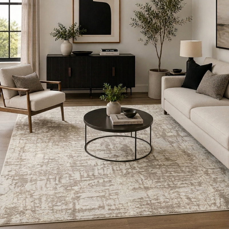 Santangelo Abstract Area Rug, Rectangle 120 x 170cm